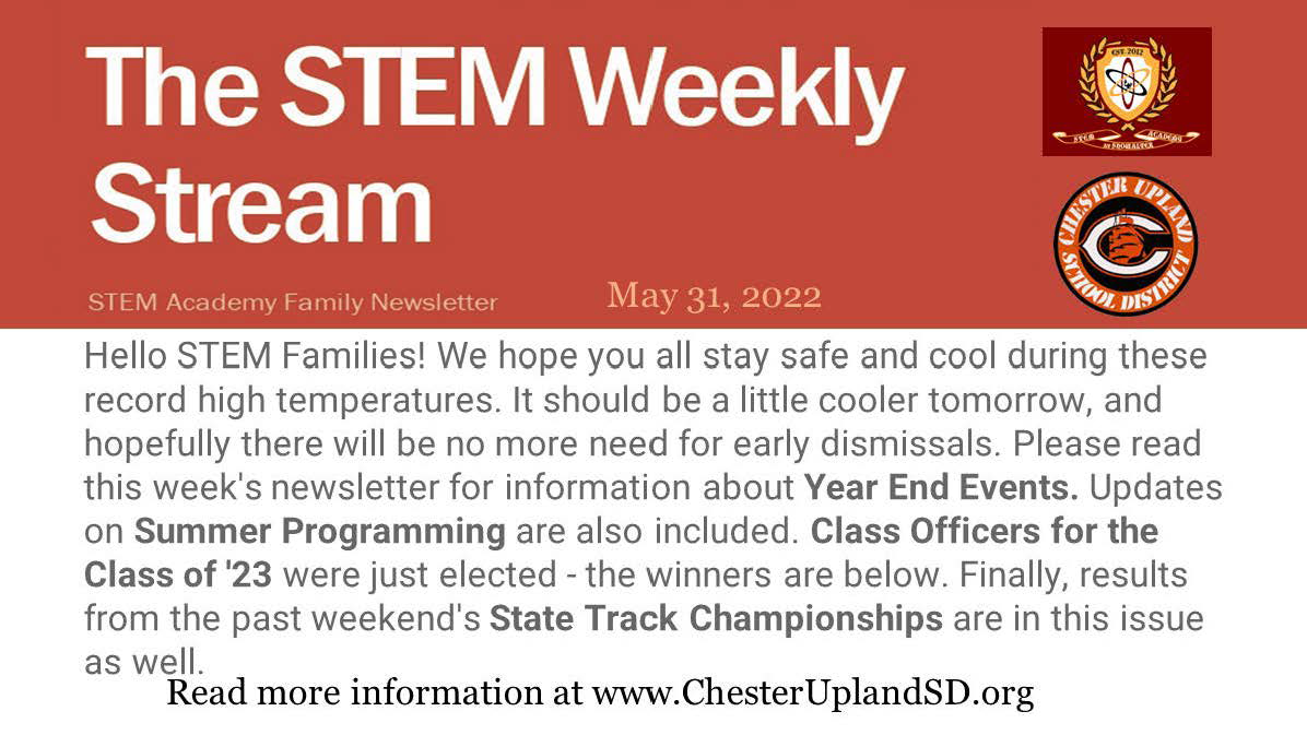 STEM Weekly Stream - May 31, 2022